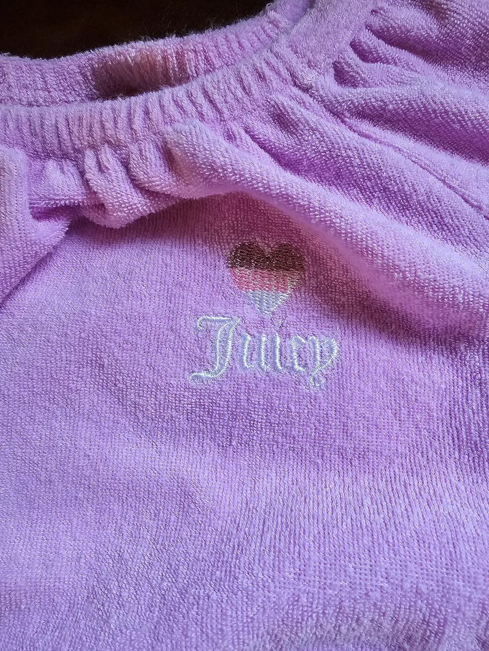 Juicy Couture Pink Terry Two-Piece Short Set